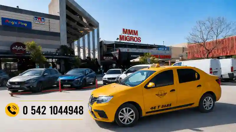Milas AVM taksi hizmeti için şehir içi ulaşım çözümü