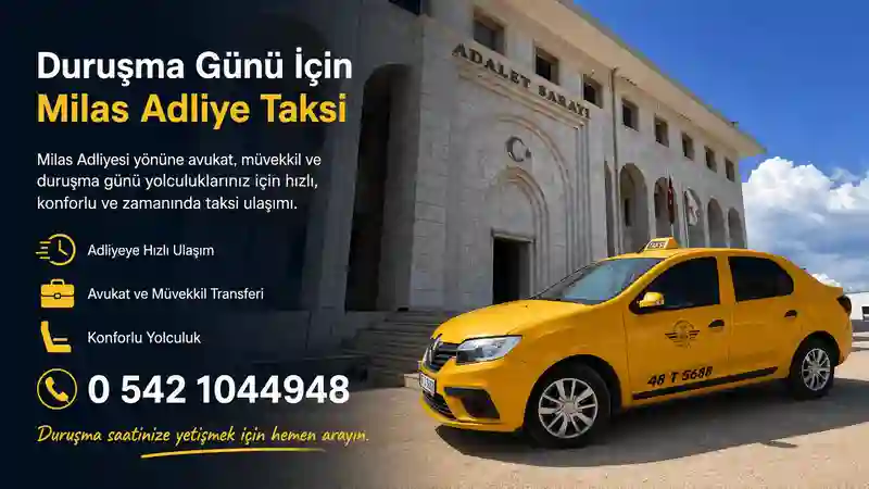 Milas avukat taksi hizmeti