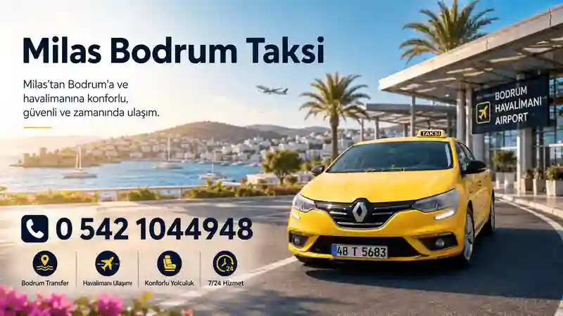 Milas Bodrum Havalimanı bağlantılı şehirler arası transfer