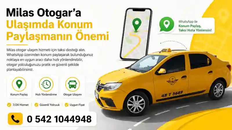 Milas otogar ulaşım hizmeti için taksi desteği