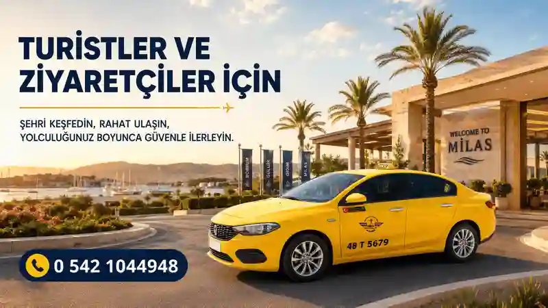 Milas turistik gezi taksi hizmeti ile kültür rotası ulaşımı