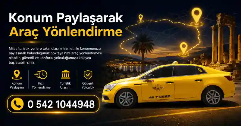 Milas turistik yerlere taksi ulaşım hizmeti