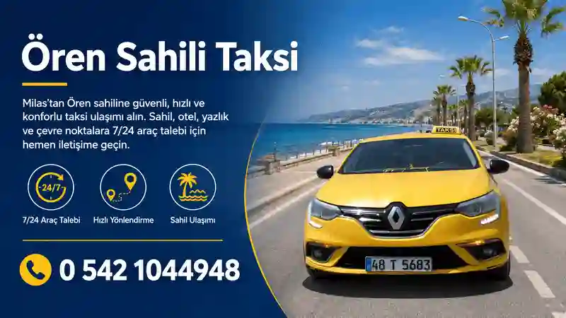 Ören sahili taksi ulaşımı